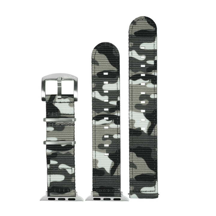 The O2 Band - For Apple Watch - Camo Arctic - BluShark Straps