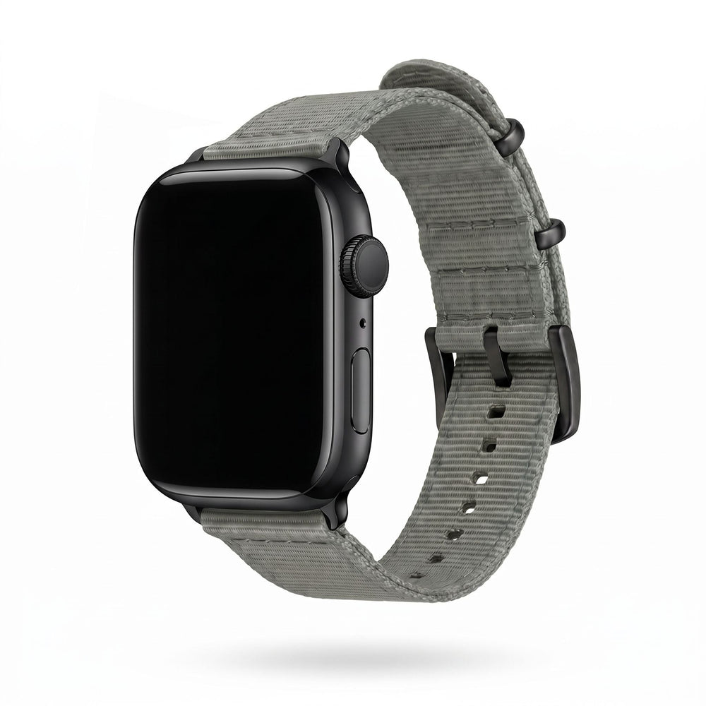 The O2 Band - For Apple Watch - Gray - BluShark Straps