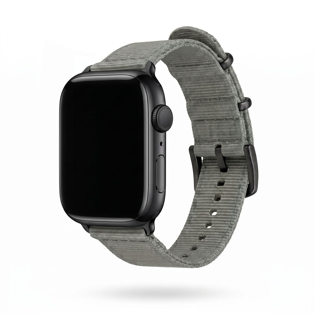 The O2 Band - For Apple Watch - Gray - BluShark Straps