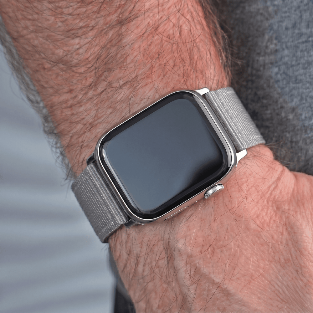 The O2 Band - For Apple Watch - Gray - BluShark Straps