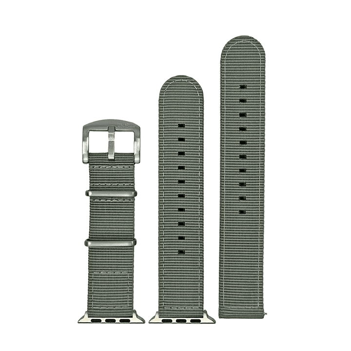 The O2 Band - For Apple Watch - Gray - BluShark Straps