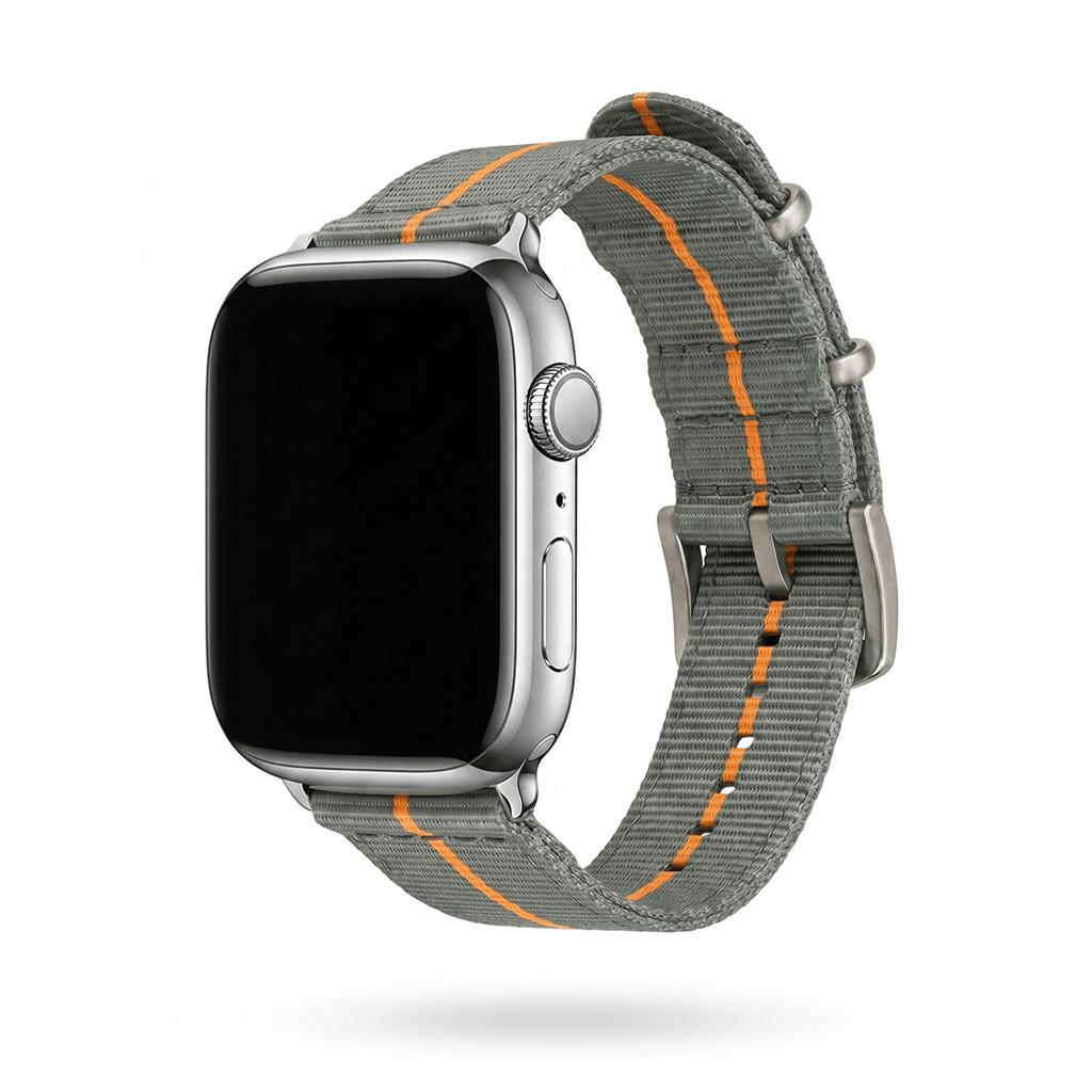 The O2 Band - For Apple Watch - Gray Fox - BluShark Straps