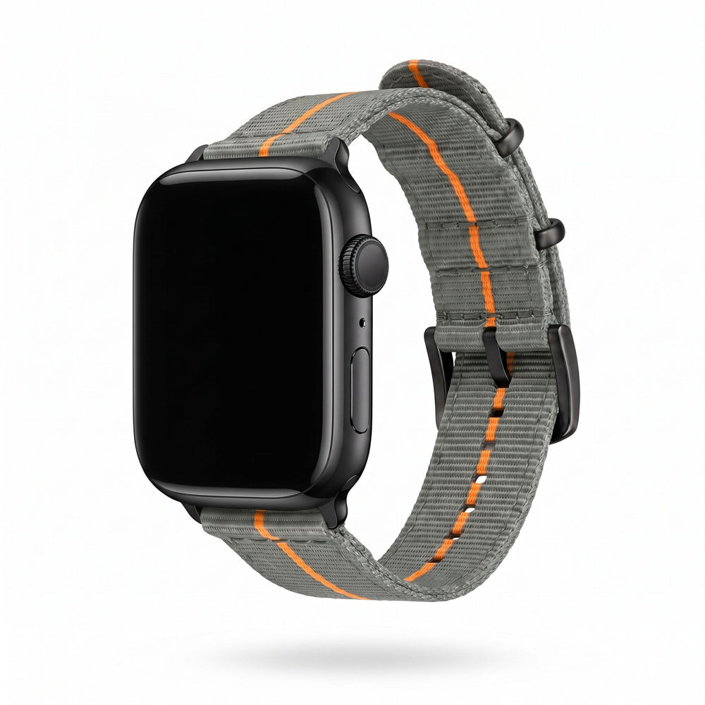 The O2 Band - For Apple Watch - Gray Fox - BluShark Straps