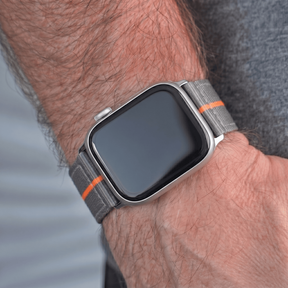 The O2 Band - For Apple Watch - Gray Fox - BluShark Straps