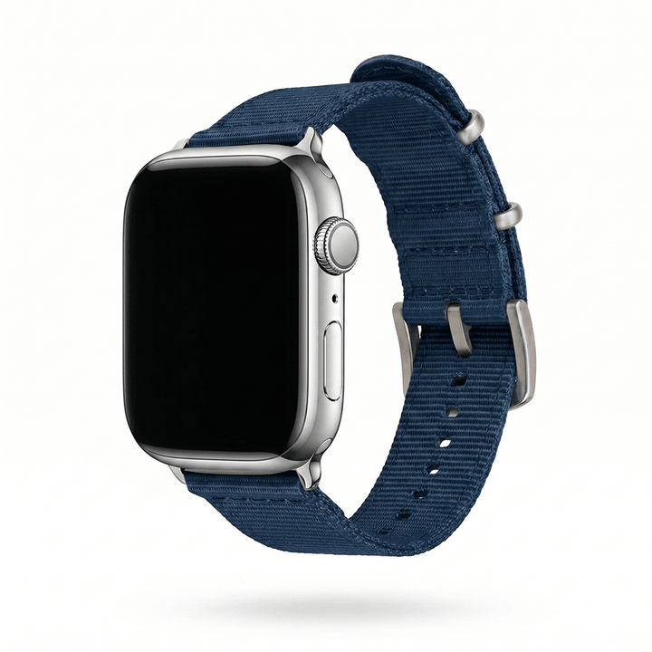 The O2 Band - For Apple Watch - Navy Blue - BluShark Straps