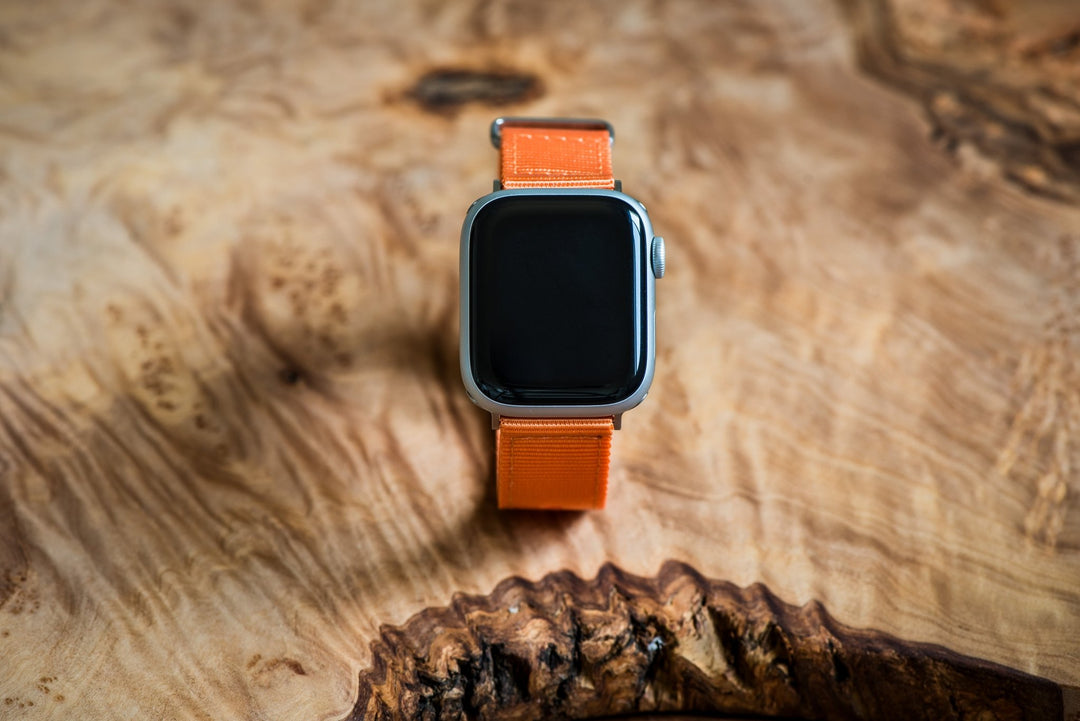 The O2 Band - For Apple Watch - Orange - BluShark Straps