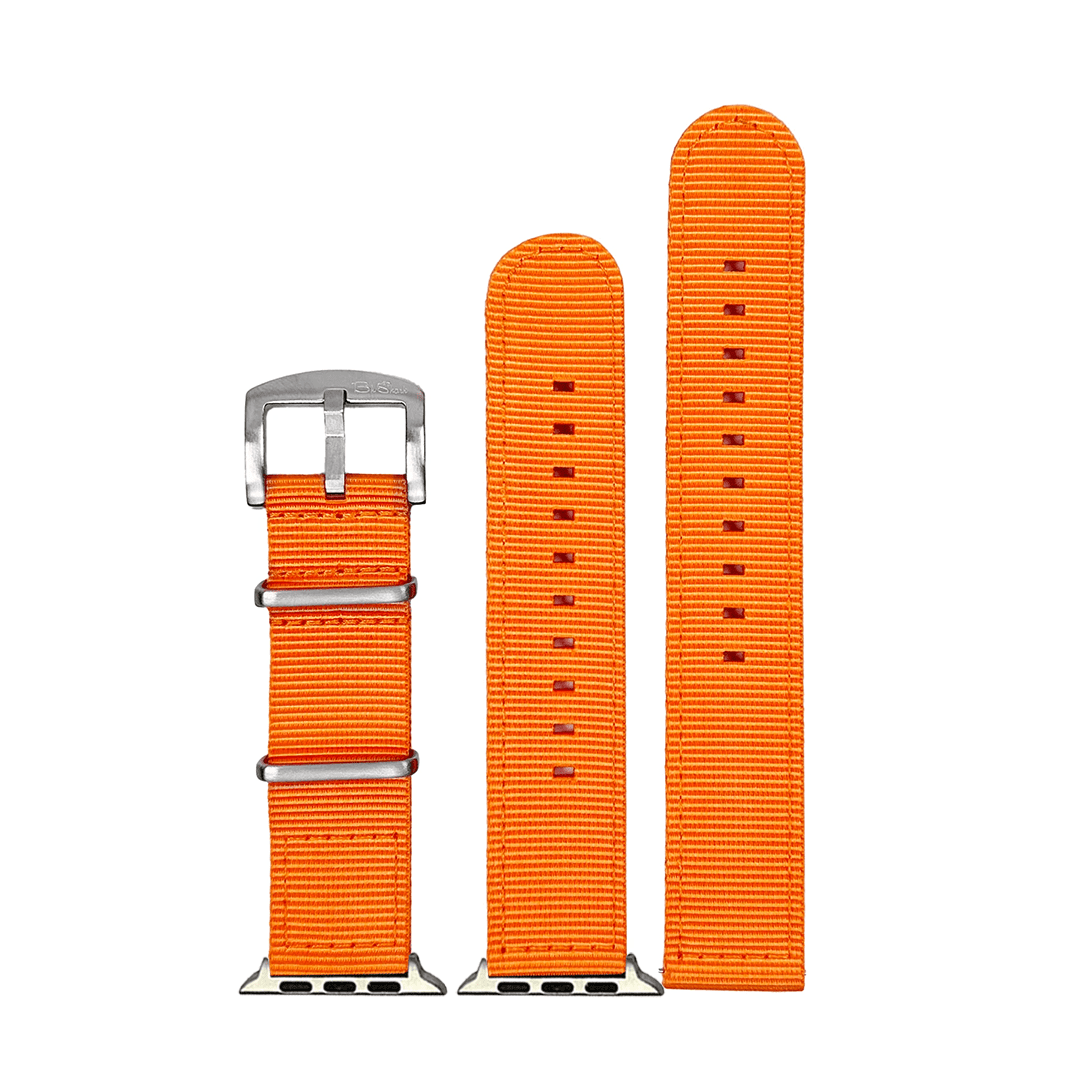 The O2 Band - For Apple Watch - Orange - BluShark Straps