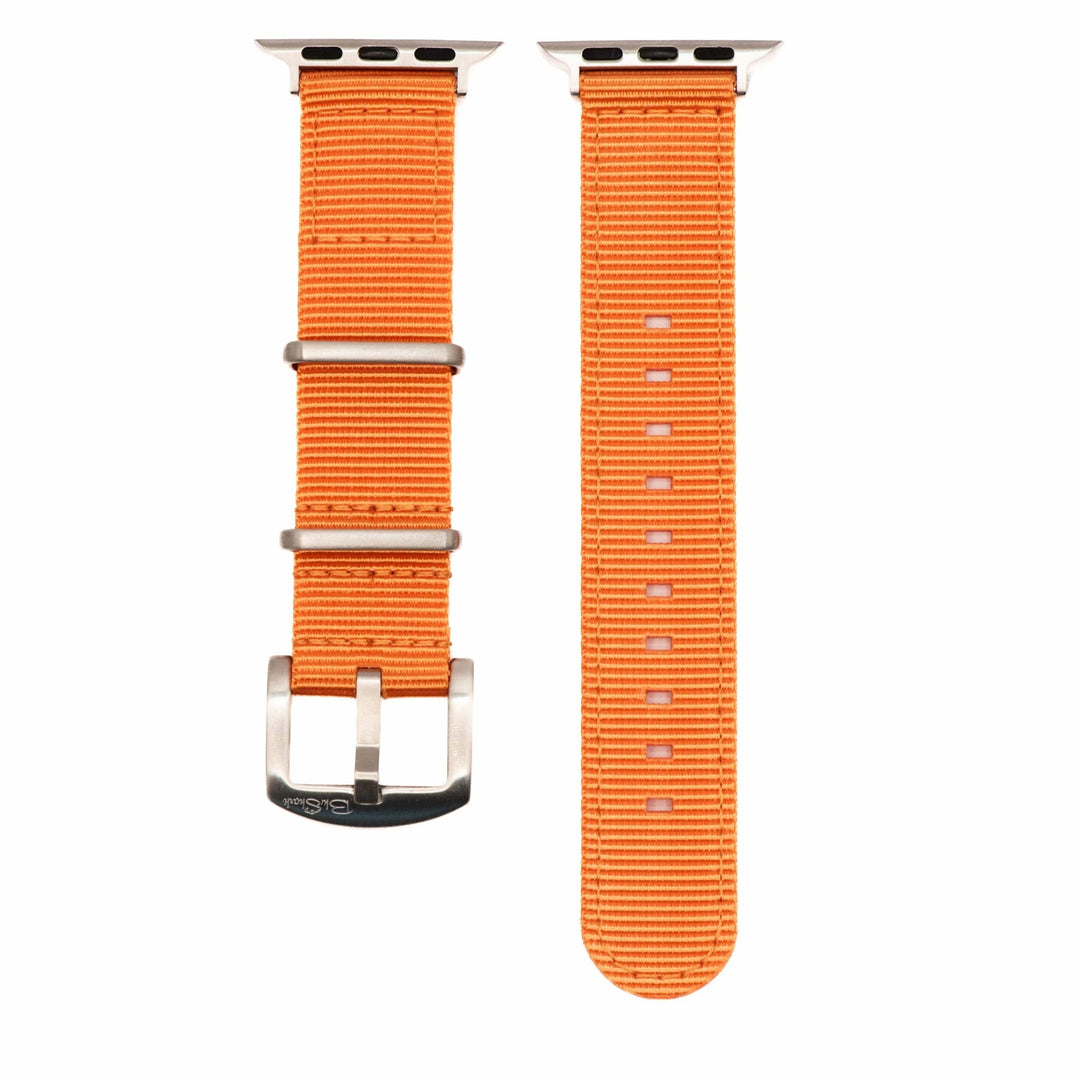 The O2 Band - For Apple Watch - Orange - BluShark Straps