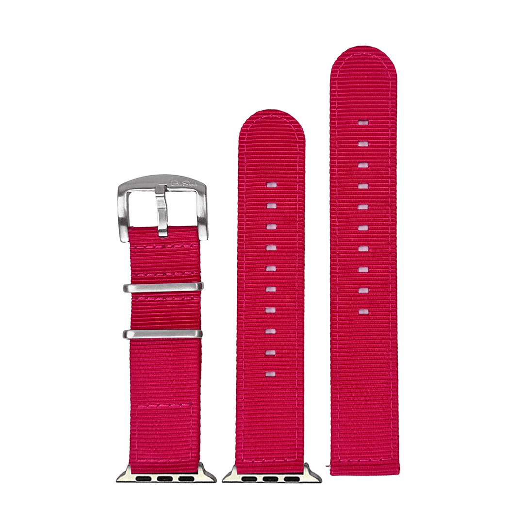The O2 Band - For Apple Watch - Raspberry - BluShark Straps