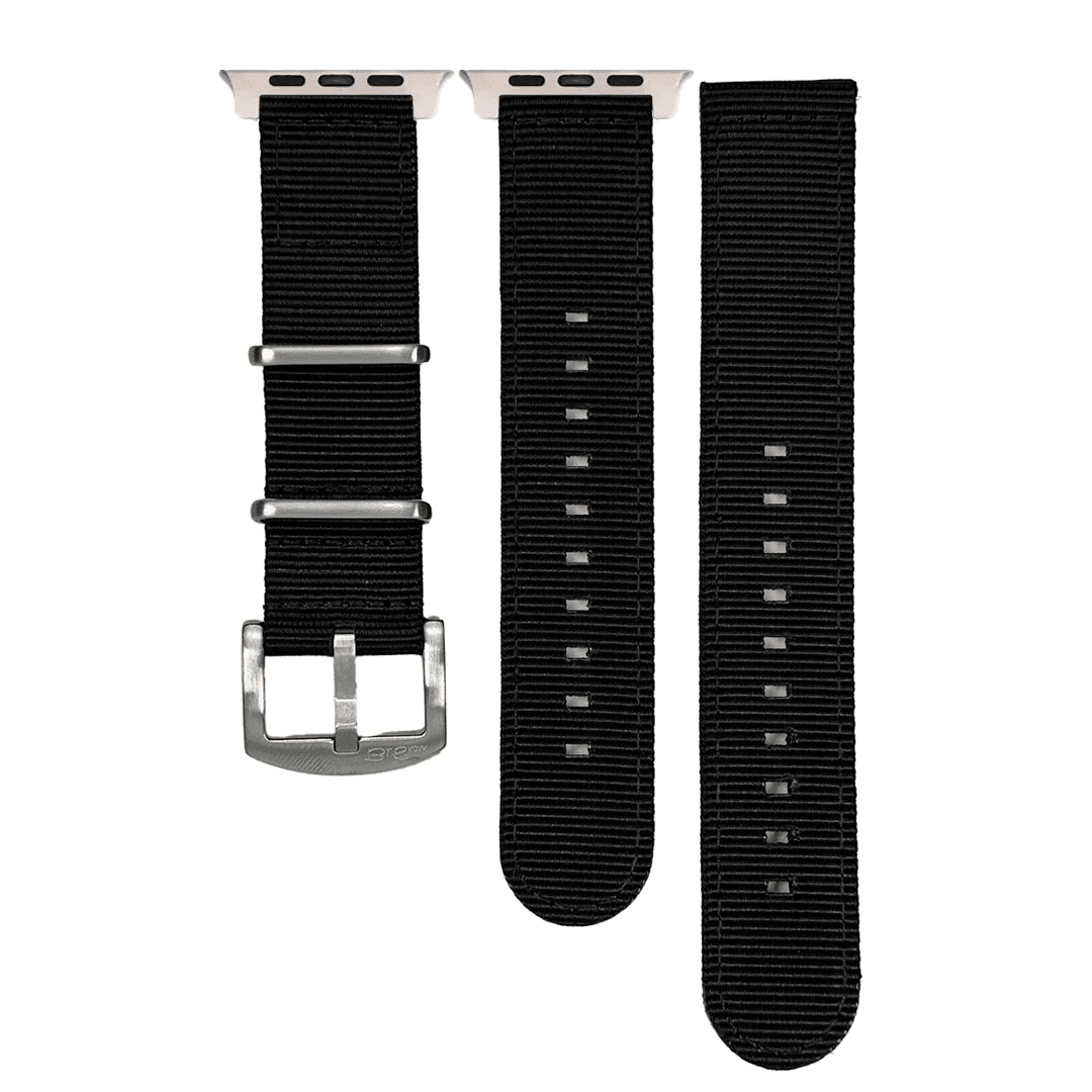 The O2 Band - For Apple Watch ULTRA - Black - BluShark Straps