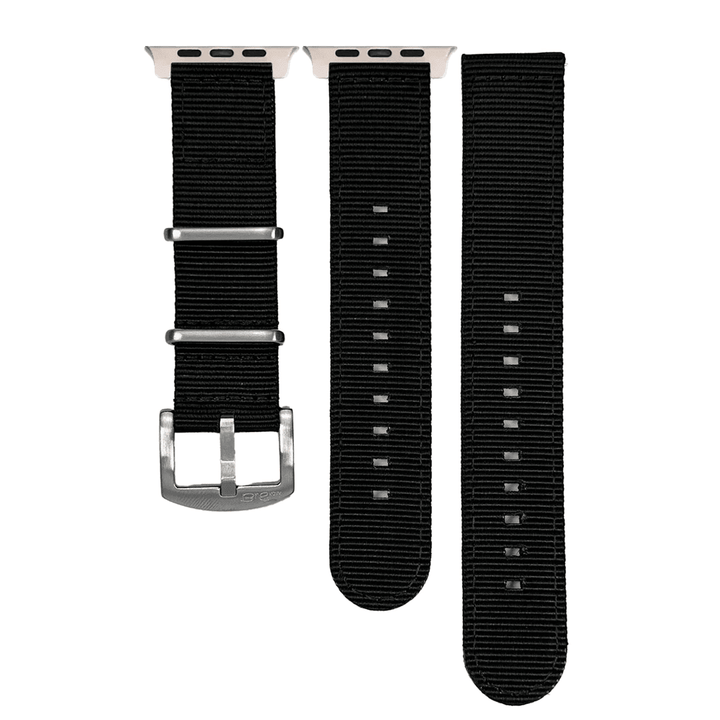 The O2 Band - For Apple Watch ULTRA - Black - BluShark Straps