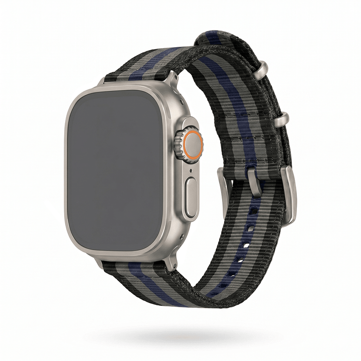 The O2 Band - For Apple Watch ULTRA - Bond Blue - BluShark Straps