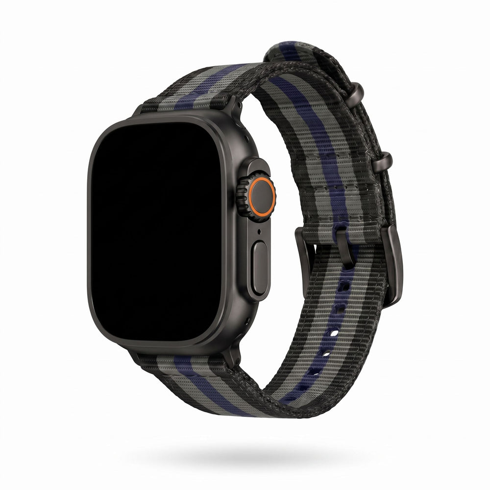 The O2 Band - For Apple Watch ULTRA - Bond Blue - BluShark Straps