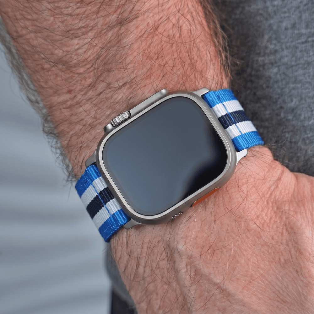 The O2 Band - For Apple Watch ULTRA - Bond BluShark - BluShark Straps