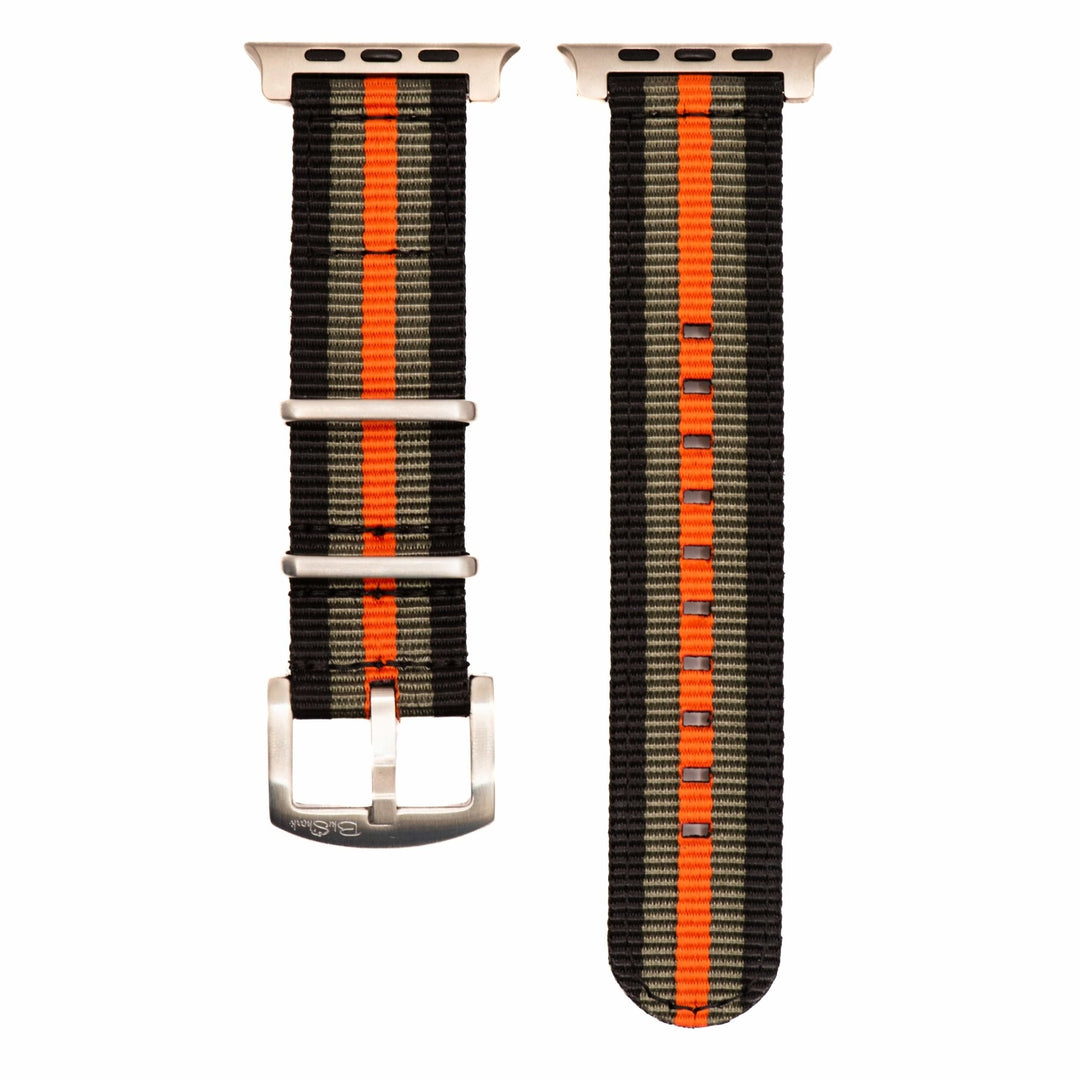 The O2 Band - For Apple Watch ULTRA - Bond Orange - BluShark Straps
