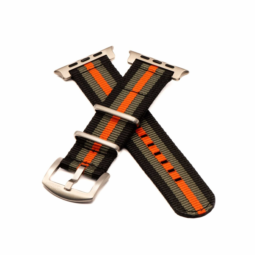 The O2 Band - For Apple Watch ULTRA - Bond Orange - BluShark Straps