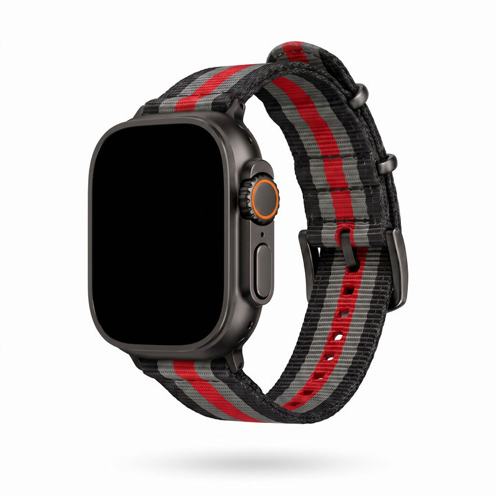 The O2 Band - For Apple Watch ULTRA - Bond Red - BluShark Straps