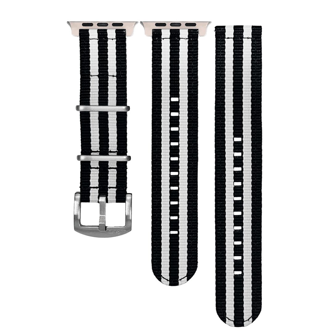 The O2 Band - For Apple Watch ULTRA - Bond Tuxedo - BluShark Straps