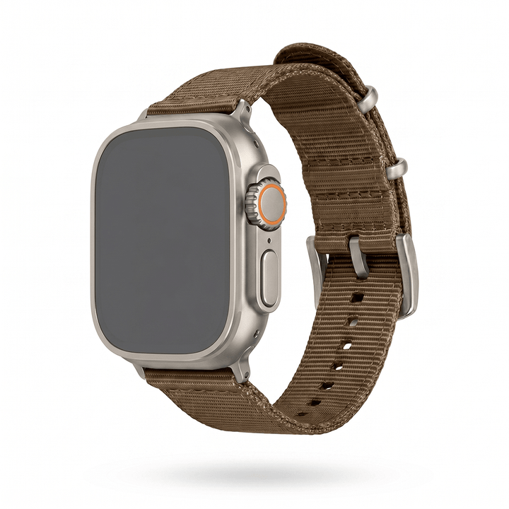 The O2 Band - For Apple Watch ULTRA - Burnt Umber - BluShark Straps