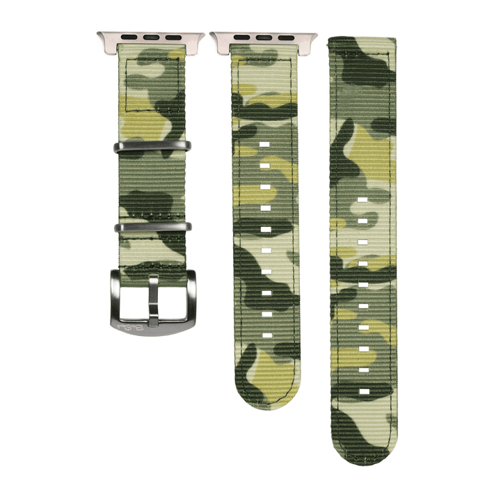 The O2 Band - For Apple Watch ULTRA - Camo Grassland - BluShark Straps