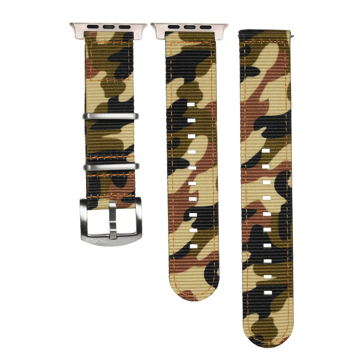 The O2 Band - For Apple Watch ULTRA - Camo Woodland Hunter - BluShark Straps