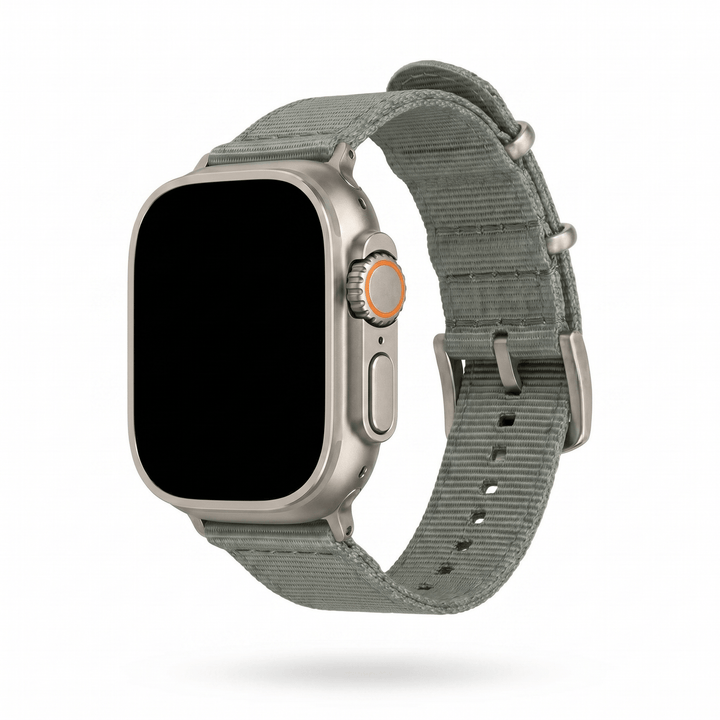 The O2 Band - For Apple Watch ULTRA - Gray - BluShark Straps