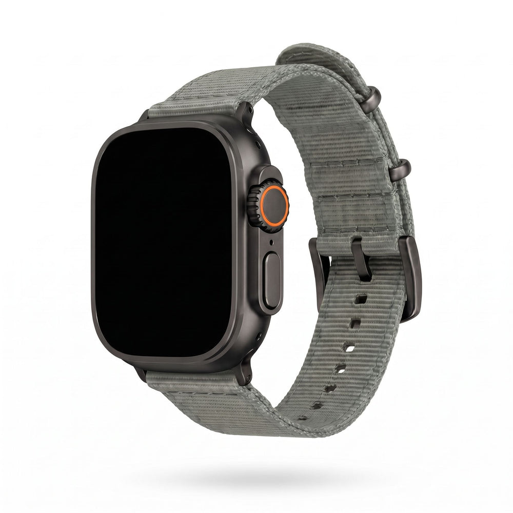 The O2 Band - For Apple Watch ULTRA - Gray - BluShark Straps