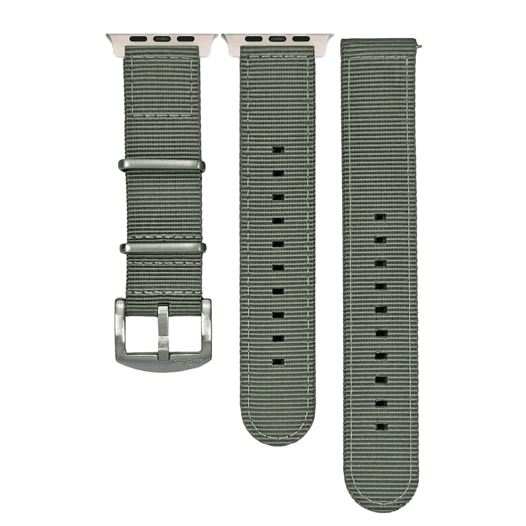 The O2 Band - For Apple Watch ULTRA - Gray - BluShark Straps