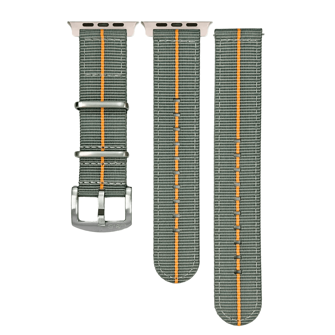 The O2 Band - For Apple Watch ULTRA - Gray Fox - BluShark Straps