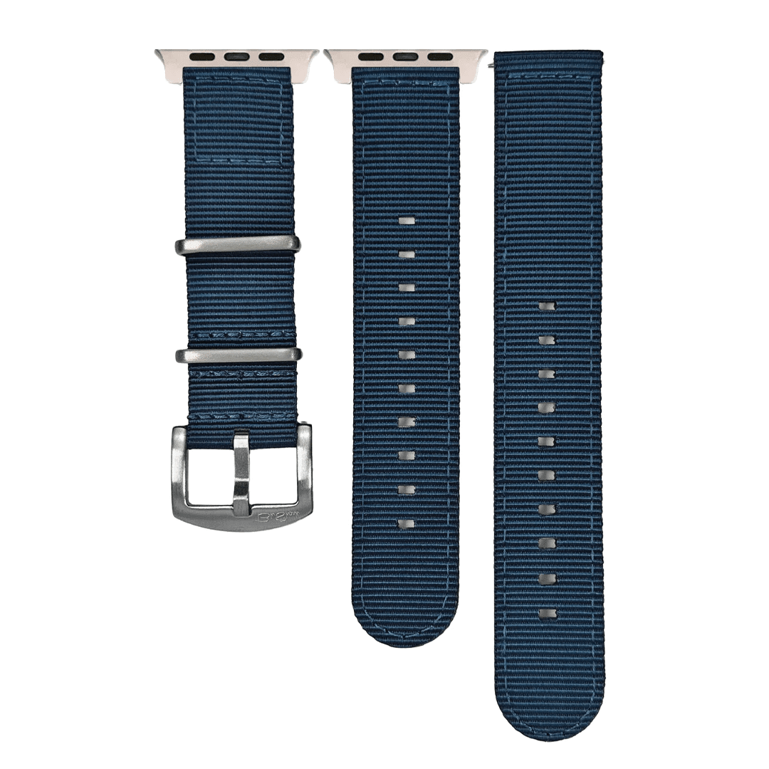 The O2 Band - For Apple Watch ULTRA - Navy Blue - BluShark Straps