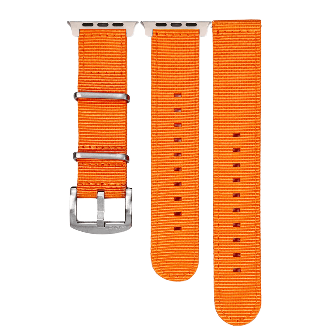 The O2 Band - For Apple Watch ULTRA - Orange - BluShark Straps