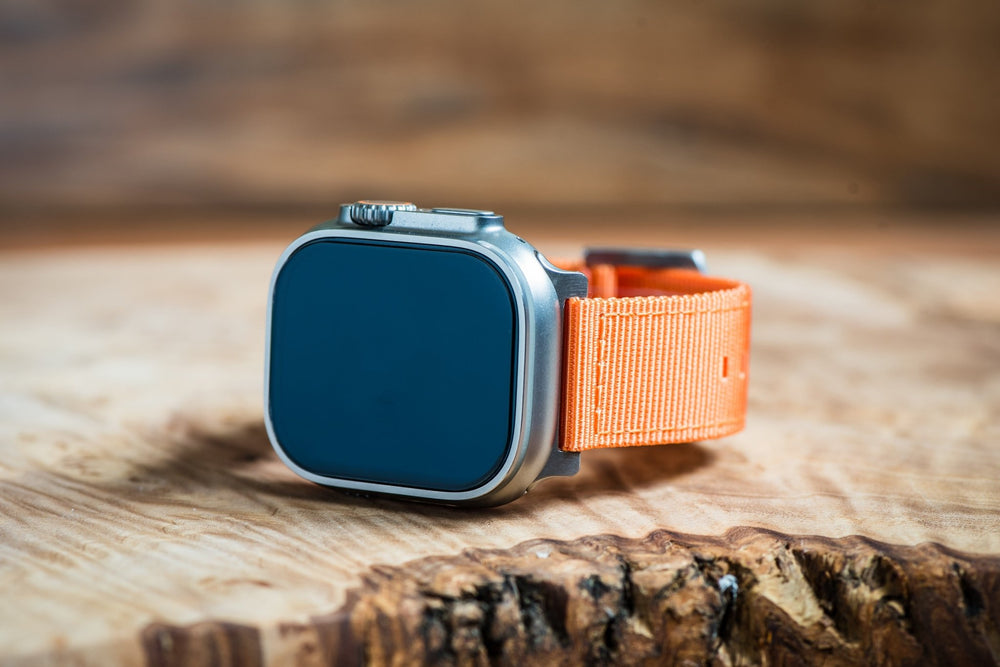 The O2 Band - For Apple Watch ULTRA - Orange - BluShark Straps