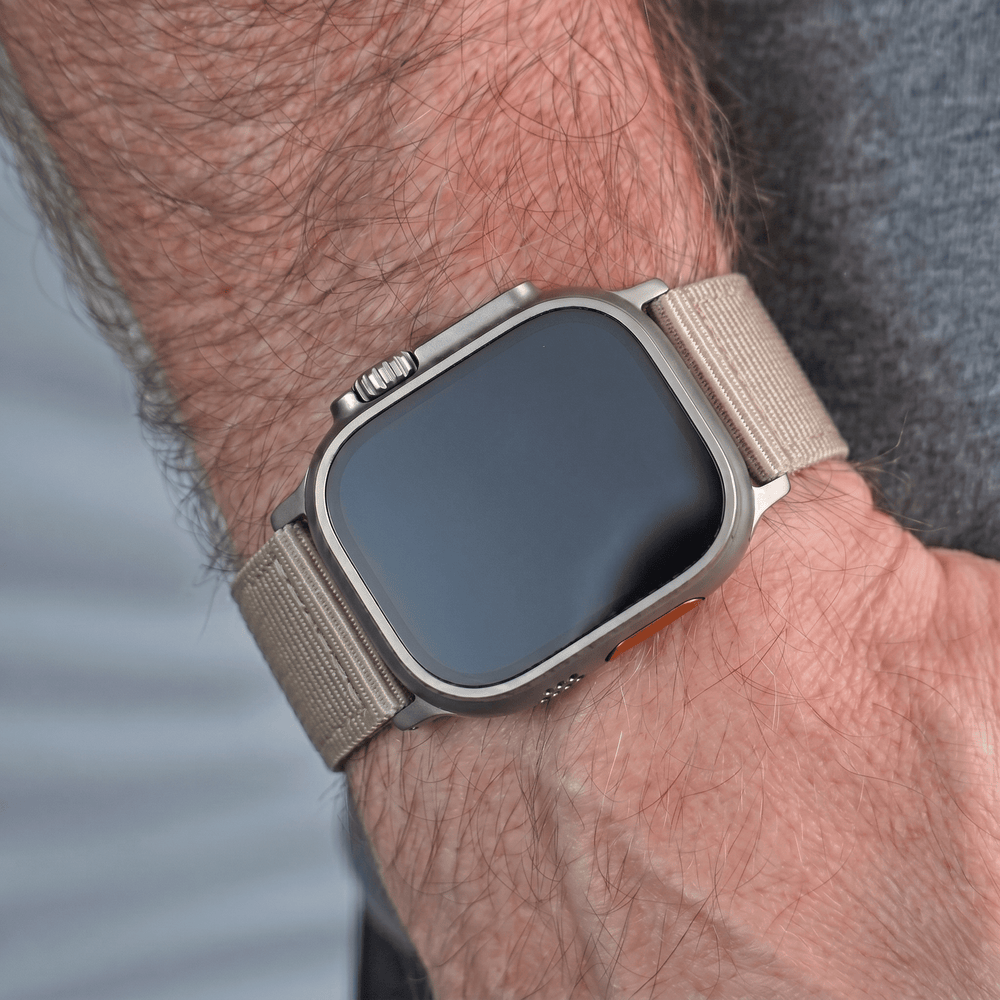 The O2 Band - For Apple Watch ULTRA - Pebble - BluShark Straps