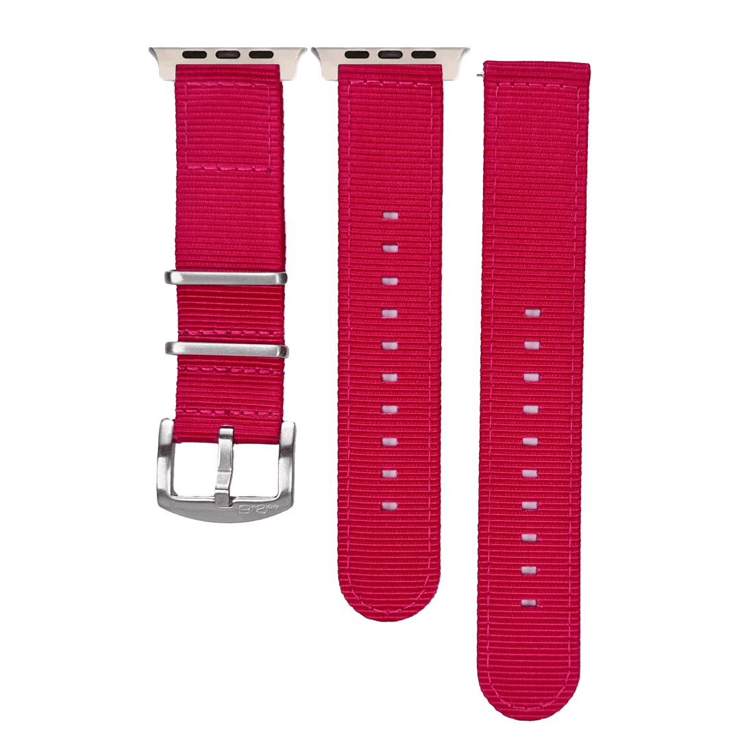 The O2 Band - For Apple Watch ULTRA - Raspberry - BluShark Straps
