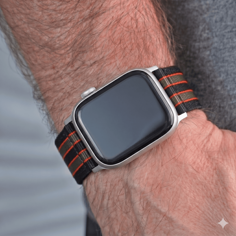 The O2 Band - For Apple Watch - Vintage Bond - BluShark Straps
