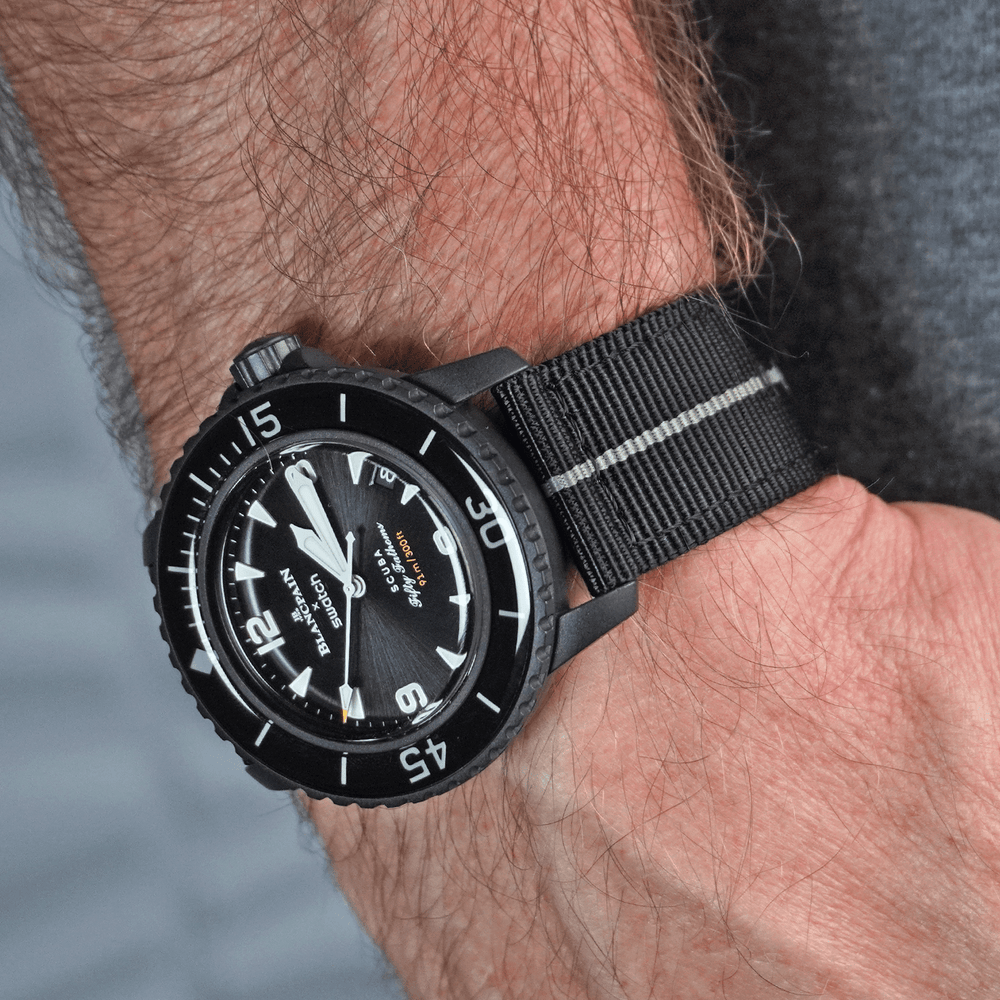 The O2 Strap - Black Ash - BluShark Straps