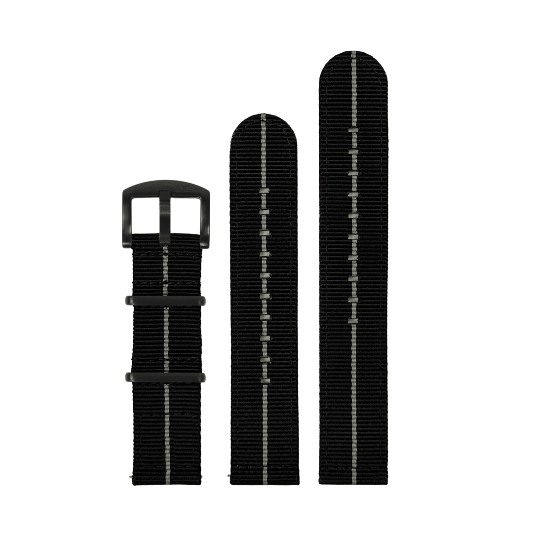 The O2 Strap - Black Ash - BluShark Straps