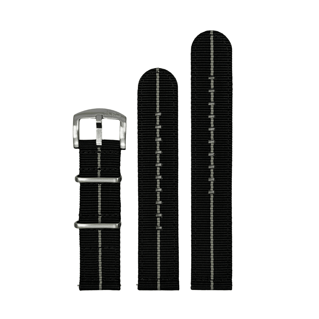 The O2 Strap - Black Ash - BluShark Straps