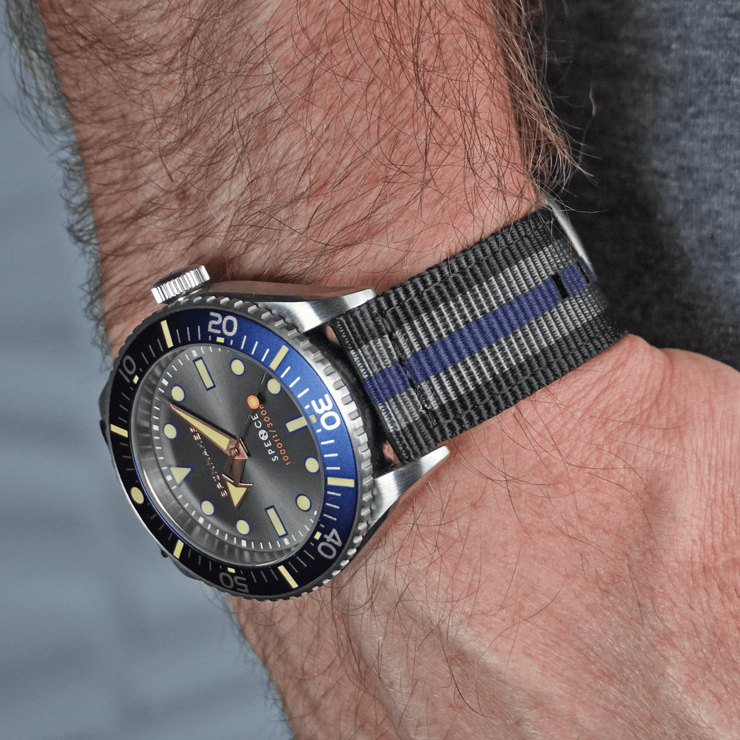 The O2 Strap - Bond Blue - BluShark Straps