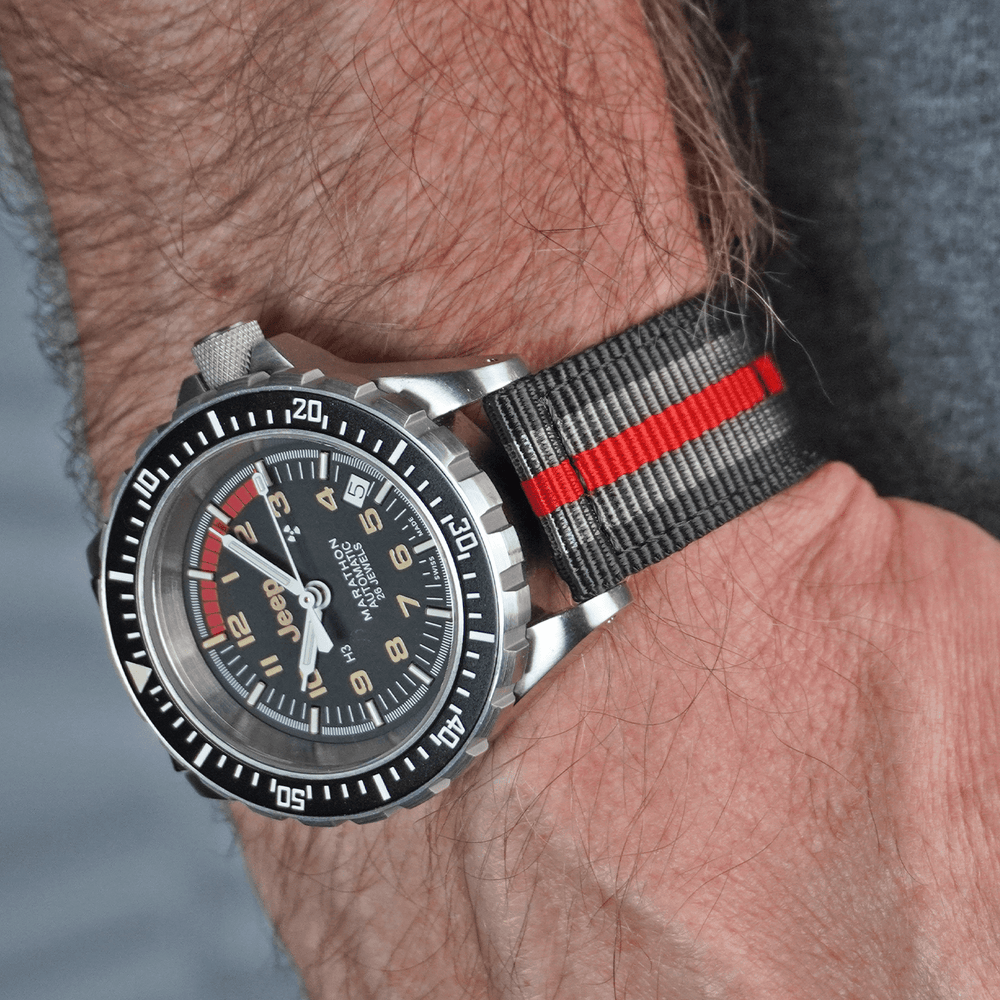 The O2 Strap - Bond Red - BluShark Straps