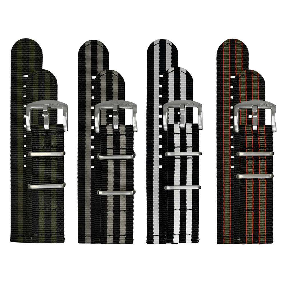The O2 Strap - Bond Striped - 4 Pack Bundle - BluShark Straps