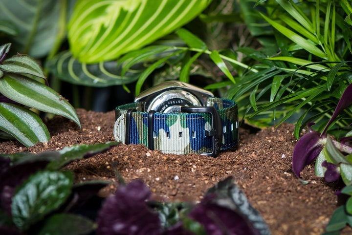 The O2 Strap - Camo Jungle - BluShark Straps