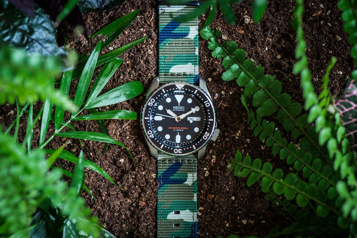 The O2 Strap - Camo Jungle - BluShark Straps