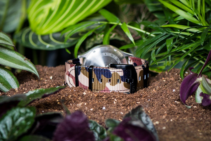 The O2 Strap - Camo Woodland - BluShark Straps