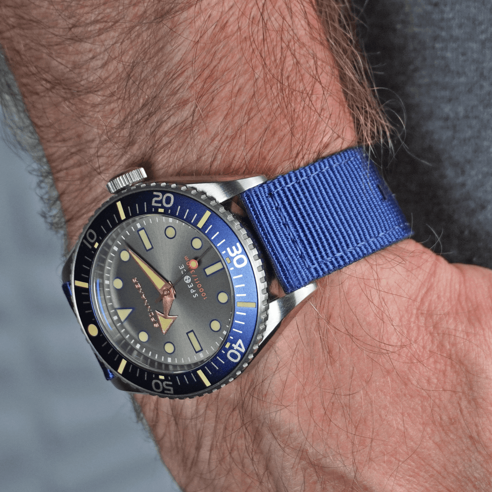 The O2 Strap - Navy Blue - BluShark Straps