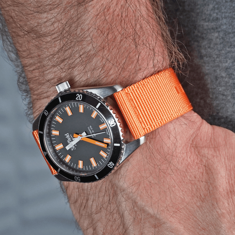 The O2 Strap - Orange - BluShark Straps