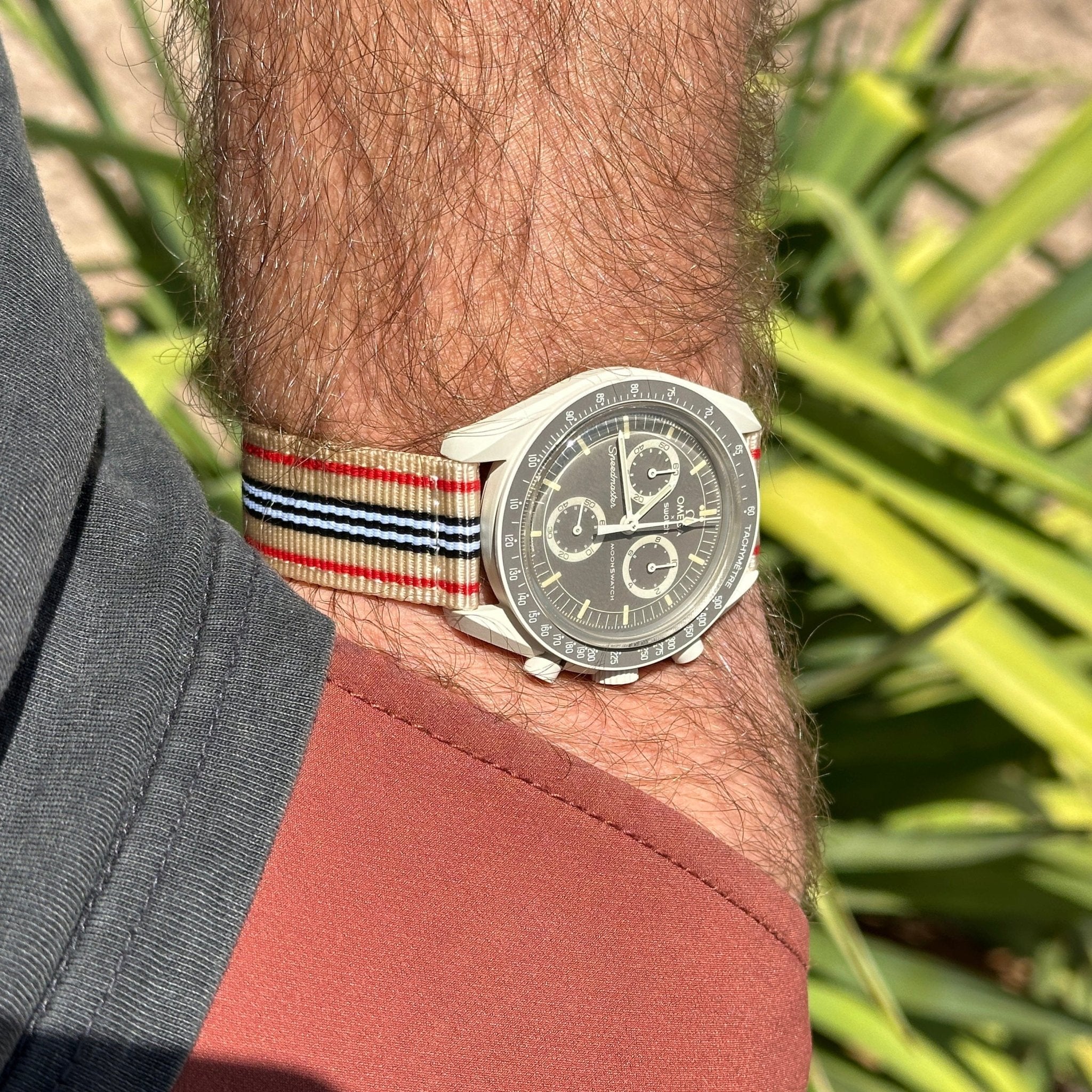 O2 The Professor Two-Piece Nylon Watch Strap - Comes with Two