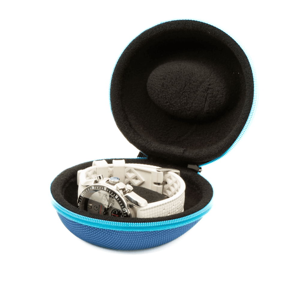 The Pod - Travel Watch Case - BluShark Blue - BluShark Straps