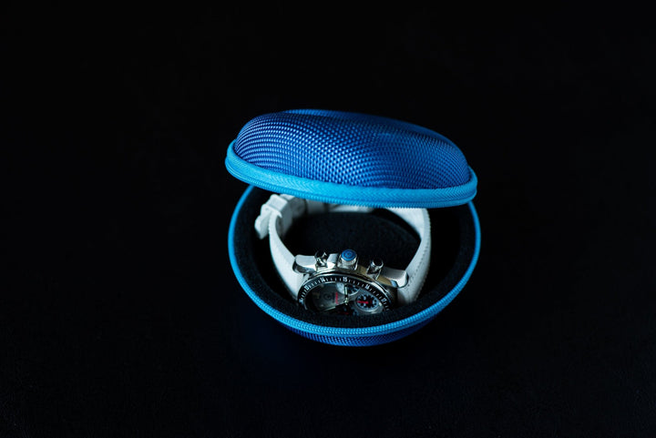 The Pod - Travel Watch Case - BluShark Blue - BluShark Straps