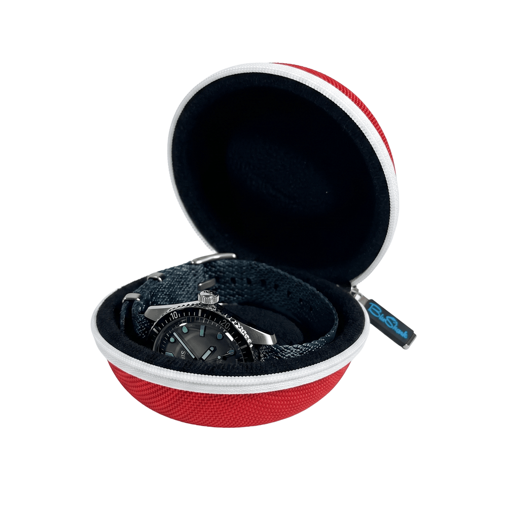 The Pod - Travel Watch Case - Diver Down - BluShark Straps